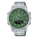 Reloj Casio Amw-880d-3a Acero Hombre Plateado