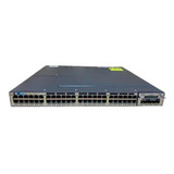 Switch Gigabit Poe Cisco 3750x E 4 Sfp+ 10gb Ws-3750x-48p-l