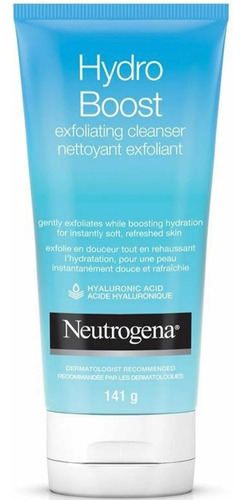 Limpiador Exfoliante Facial - Neutrogena Hydro Boost  5 Oz.