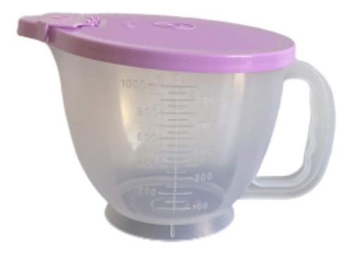 Taza Medidora De Plastico Con Tapa Hermetica Tupperware