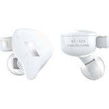 Fone Ouvido Kz Edx Sem Microfone Intra Auricular Cor Branco