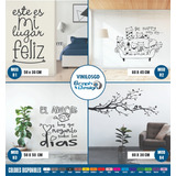 Vinilos Decorativos - Frases Deco Hogar  -  De Pared