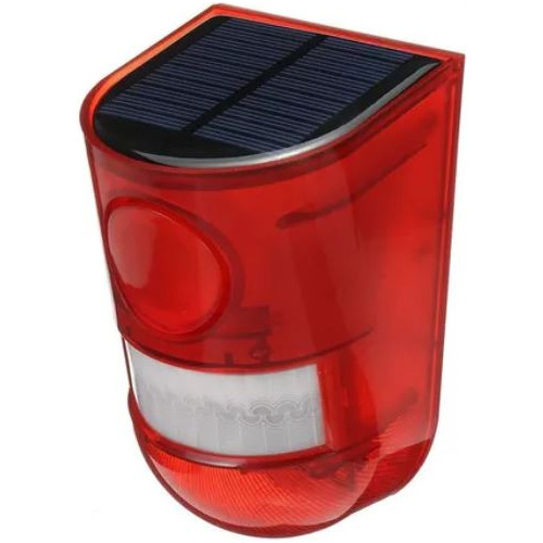 3x Sensor De Movimiento Solar Sirena Alarma