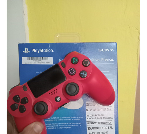 Joystick Rojo Magma Ps4 Usado