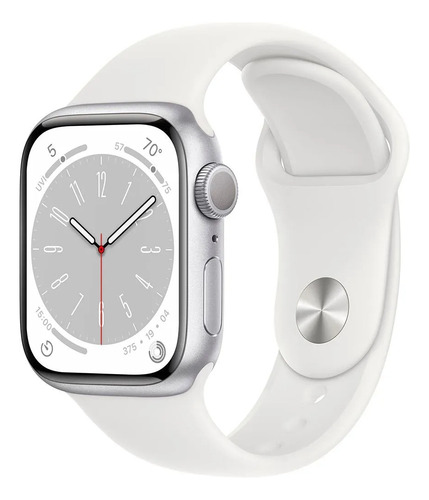 Apple Watch S8 41mm Gps+cell Pulseira Branca