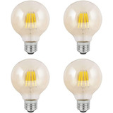 Foco Led Aksi Vintage Globo - G25 4w Dimeable E27 Pack De 4