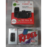 Cámara Digital Canon Eos Rebel T5 Cómo Nueva Kit 2 Lents&bag
