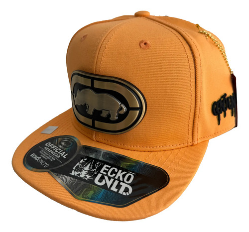 Gorra Plana Ecko Original Placa Metalica 24 Algodon Gld
