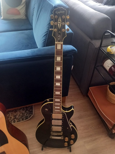 Guitarra EpiPhone Les Paul Custom Pro Black