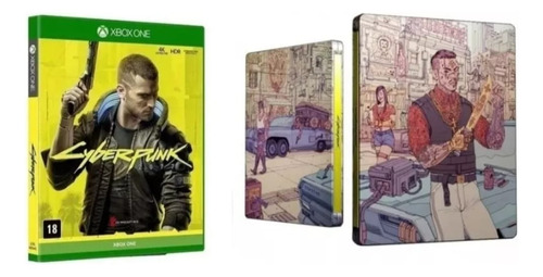 Jogo Cyberpunk Steelbook Xbox One Lacrado