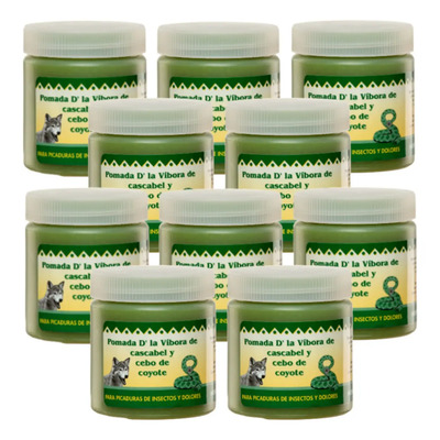 Pomada Emulación De Víbora De Cascabel Y Cebo De Coyote 10pz | Envío gratis