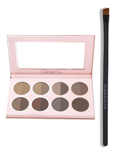 Set Paleta Definidor De Cejas Powder Book + Brocha Angular