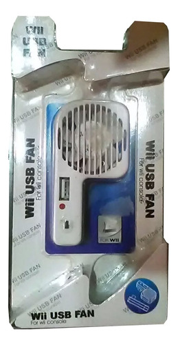 Ventilador Nintendo Wii Usb Fan Posterior Consola Tecnodeliv