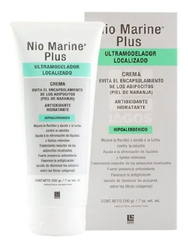 Nio Marine Plus Crema Anti Celulitis Ultramodeladora Lagos 