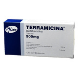 Terramicina 500 Mg Con 16 Cápsulas Original 