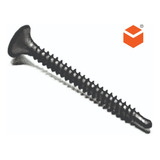 Tornillo Dywall  T2 Punta Mecha 6 X 1 ( X 100 ) - Negro