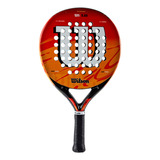 Paleta Padel Wilson - Ws 5.25 Rough Color Naranja