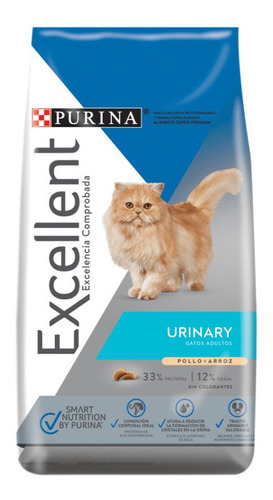 Excellent Urinary Cat Con Pollo Y Arroz 7,5 Alim, Balanceado