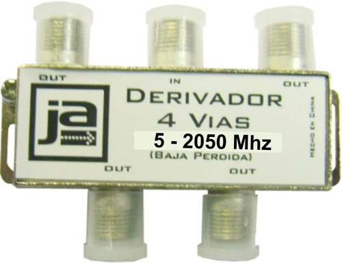 Splitter Tv Hd 5-2050mhz - 4 Salidas Derivador Baja Perdida