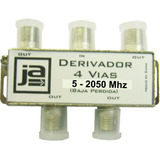 Splitter Tv Hd 5-2050mhz - 4 Salidas Derivador Baja Perdida