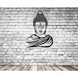 Cuadro Buda En Madera Calada Y Pintado 72 X 54 Cmts