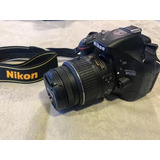  Nikon Kit D5200 + Lente 18-55mm Vr Dslr Color  Negro 