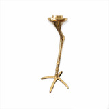 Candelabro Bird Hierro Porta Vela 