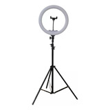 Ring Light Completo Iluminador Portátil 26cm + Tripé 2m Top