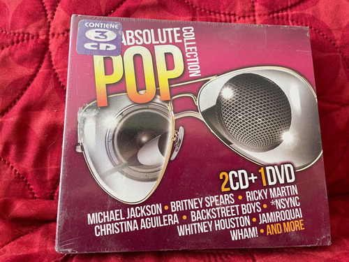 The Absolute Pop Collection 2cds 1dvd Spears Aguilera Nsync