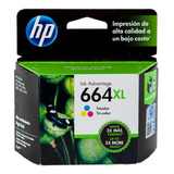 Cartucho De Tinta Hp 664xl Tricolor