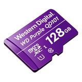 Cartão De Memória Micro Sdxc 128gb Wd Purple Intelbras 64tbw