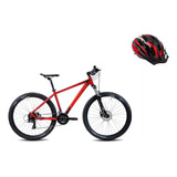 Bicicleta Alubike De Montaña Sierra Rodada 26 Con Casco