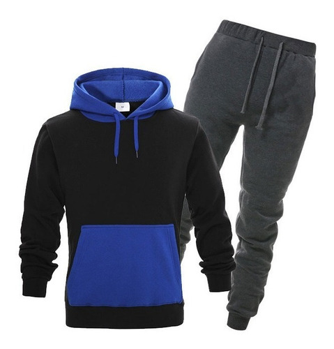 Conjunto Deportivo Para Caballero Sudadera Y Pants Moda