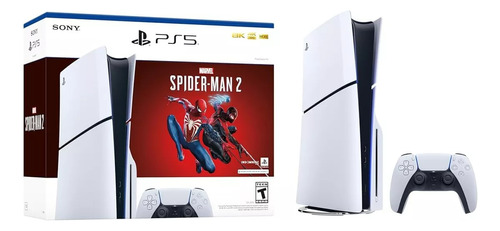 Consola Playstation 5 Ps5 Slim Marvels Spider-man 2 En Stock