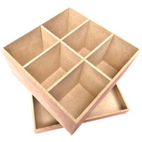 5 Cajas De Madera ( Mdf) Para  Te Sencilla