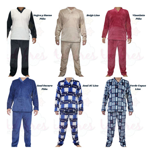 Pijamas Termicas Piel De Durazno Para Hombre