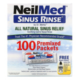 Nariz Saudável Neilmed Sinus Rinse Limpeza Nasal 100 Packets