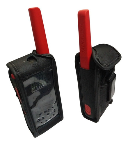 2 Capa De Couro Para Rádio Motorola Walkietalkie T210 T210br