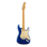 Guitarra Elétrica Fender American Ultra Stratocaster De  Amieiro Cobra Blue Uretano Brilhante Com Diapasão De Bordo