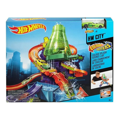Hot Wheels Track con Science Station | Envío gratis