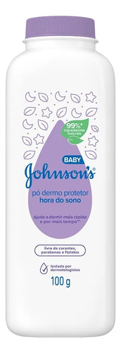 Talco Infantil Johnsons Baby 100g Hora Do Sono Naturalcalm