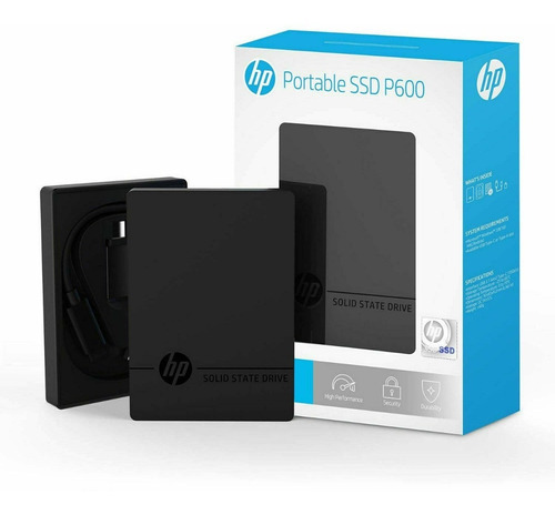 Hd Portátil Hp Ssd P600 250gb Curitiba