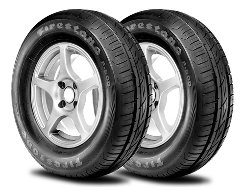 Combo X2 185/60r14 Firestone F600 82t 82t 6 Pagos