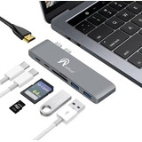 Adaptador Hub 7 En 2 Usb C Para Macbook Pro Air Hdmi 4k Micro Sd Usb 3.0 Avenue 