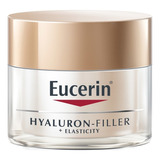 Creme Eucerin Crema Hyaluron Filler + Elasticy Day Eucerin Hyaluron Filler+elasticity Dia Para Todos Os Tipos De Pele De 50ml 50+ Anos