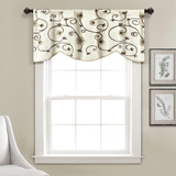 Cortina De Cocina Con Ventana Floral Royal Garden Valance De