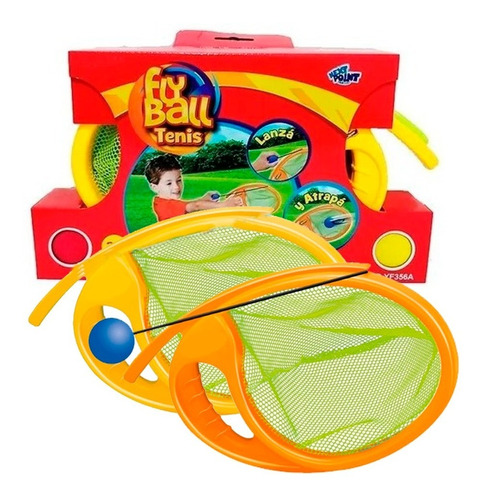 Juego De Raqueta Y Pelota Fly Ball Tennis Orig Envio Gratis