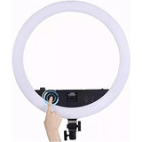 Iluminador Ring Light Yongnuo Yn808 Tripe 2m Suporte Celular Cor Da Estrutura Preta