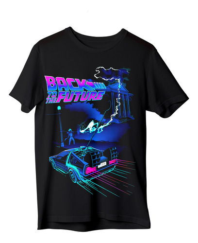 Remera Volver Al Futuro Retro Back To The Future Algodon