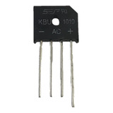 Puente De Diodos 1000v 10a  Kbu10  Pack X10 